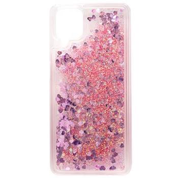 iWill Glitter Liquid Heart Case pre Samsung Galaxy M12 Pink (DIP123_72)