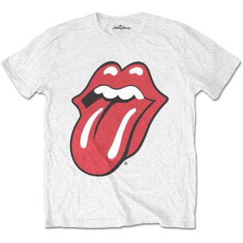 The Rolling Stones tričko Classic Tongue Biela L