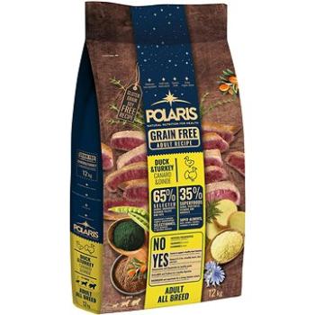Polaris bezobilné granule s čerstvým mäsom Adult s kačacím a morčacím 12 kg (5999566110528)