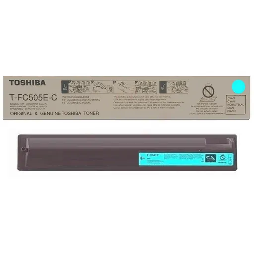 TOSHIBA TFC505EC - originálny toner, azúrový, 33600 strán