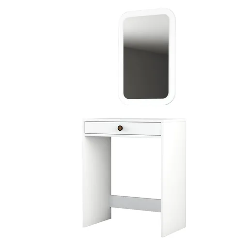Kozmetický stolík Lizbon Mirror White