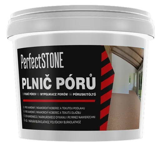 DEN BRAVEN - Plnič pórov pre kamenný a mramorový koberec 3 kg transparentná