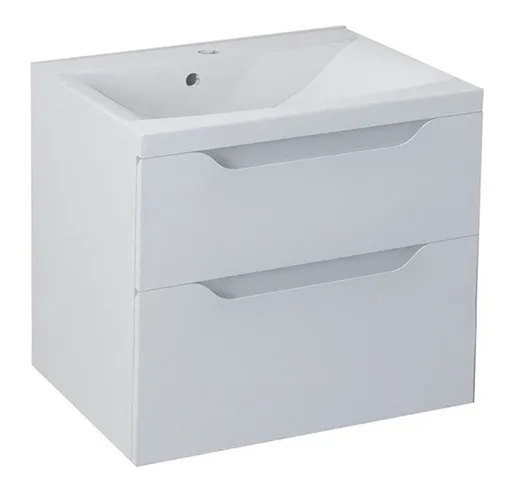 SAPHO - WAVE umývadlová skrinka 60x65x47,8cm, biela WA060-3030