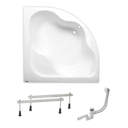 Rohová vaňa Laguna Syntia Plus 150x150 cm akrylát ľavá aj pravá SIKOSY1500AN