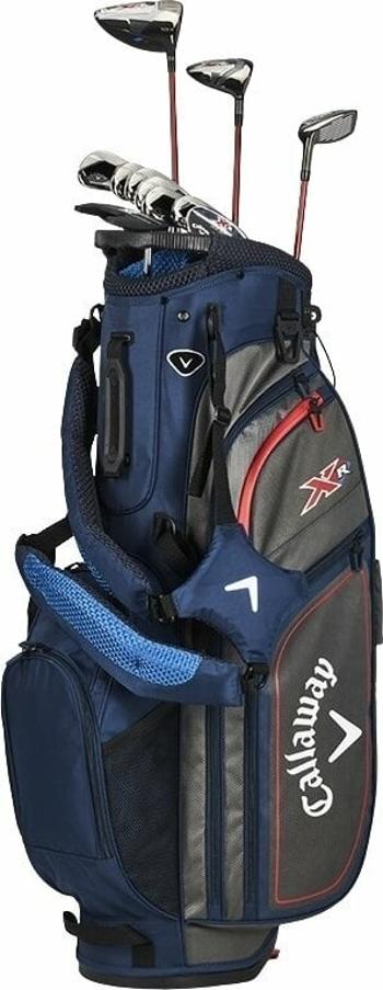 Callaway XR Navy/Silver Ľavá ruka Oceľ Stiff Standard Golfový set