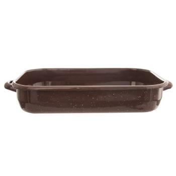 Orion Zománcozott tepsi Brown 37,5 x 24 x 7 cm , L