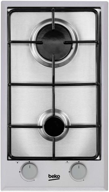 Beko HDCG-32220 SX Beépíthető gáz főzőlap, 51 cm, 2 főzőzóna, Inox