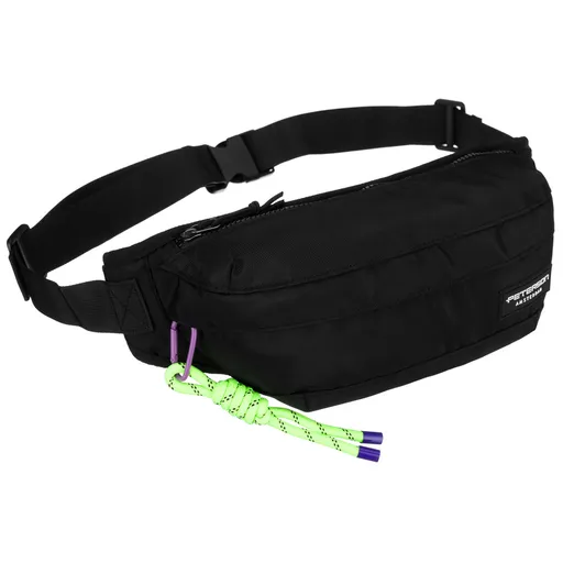 Čierna športová pánska ľadvinka z polyestru – Peterson