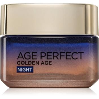 L’Oréal Paris Age Perfect Golden Age nočný protivráskový krém pre zrelú pleť 60+ 50 ml