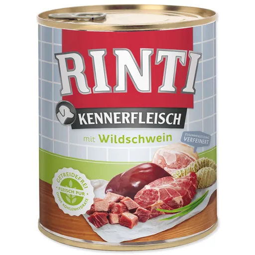 Konzerva Rinti Kennerfleisch Adult diviak 800g