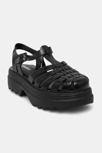 Sandále Melissa MELISSA POSSESSION PLATFORM II AD dámske, čierna farba, na platforme, M 35818.BG449