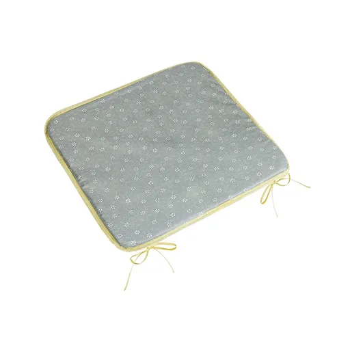 Bellatex Sedák Adéla hladký Pnúci kvietok sivá, 40 x 40 cm