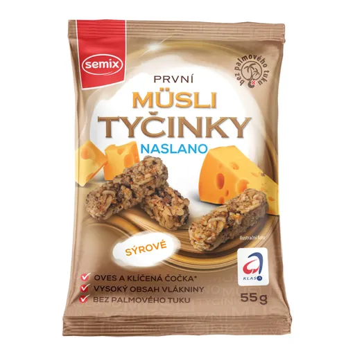 SEMIX Müsli tyčinky naslano syrové 55 g