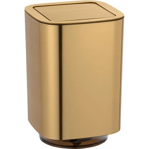 Wenko Odpadkový kôš s výkyvným vekom Auron 5,5 l, zlatá