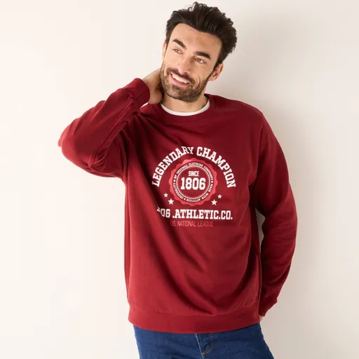 Mikina s okrúhlym výstrihom a zipsom na boku