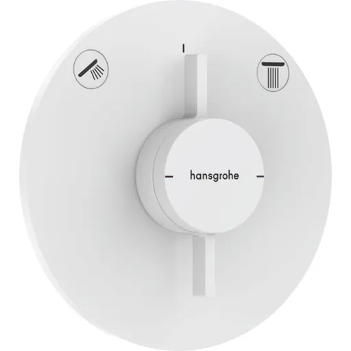 Hansgrohe DuoTurn S sprchová a vaňová batéria bez podomietkového telesa matná biela 75418700