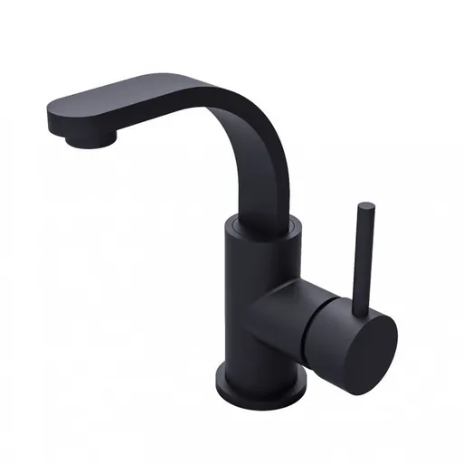 BESCO - Stojanková umývadlová batéria Decca II - Radiátory - Farebné prevedenie HL - Čierna matná BABUDIICZ