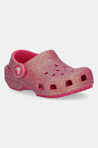 Šľapky Crocs CLASSIC IRIDESCENT GLITTER CLOG KIDS