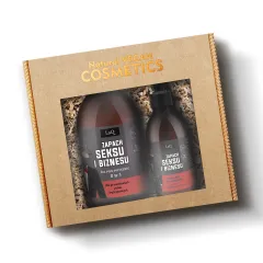 LaQ Sex & Business sprchový gél 500 ml + balzam po holení 150 ml sada
