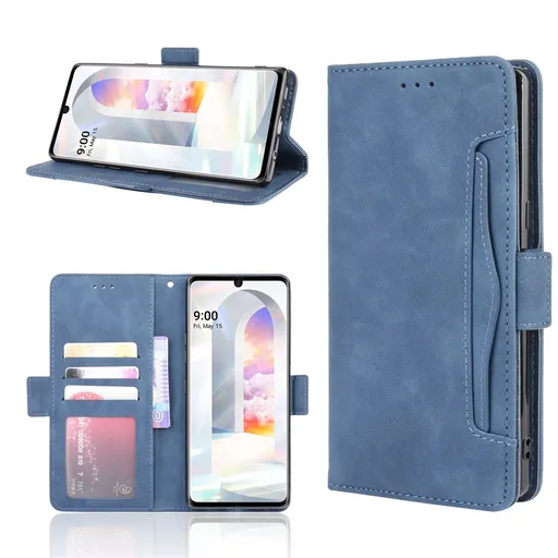 SLOT Peňaženkový obal pre LG Velvet modrý