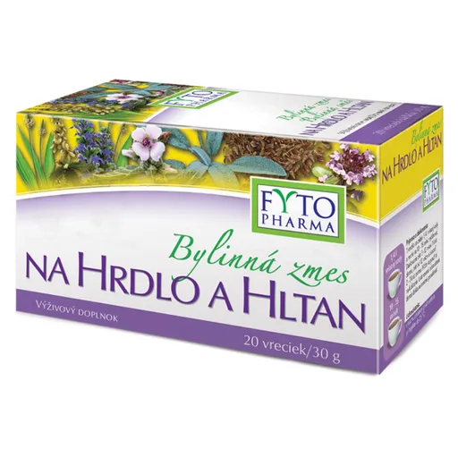 FYTOPHARMA Bylinná zmes na hrdlo a hltan 20 x 1,5 g
