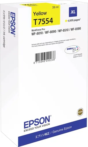 Epson T7554 XL C13T75544N žltá (yellow) originálna cartridge