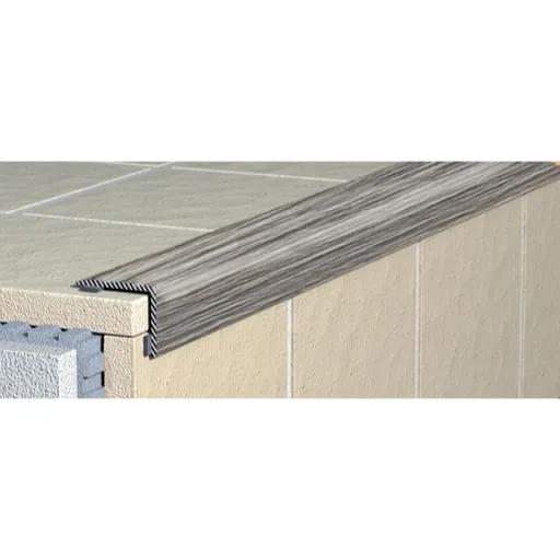 Schodová hrana schodová Havos, hliník, dĺžka 90 cm, výška hrany 20 mm, ALSHDSE990