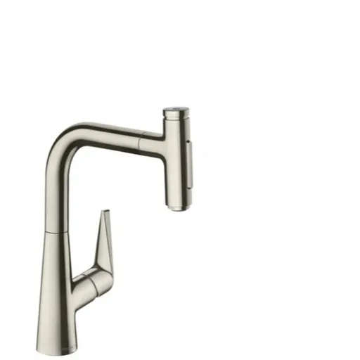 Hansgrohe Talis drezová batéria s vyťahovacou spŕškou, 2 prúdy vzhled nerezu 72824800