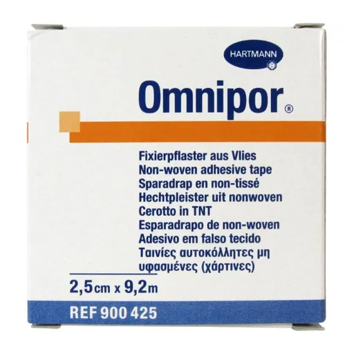 Náplasť Omnipor netkaný textil 2.5 cm x 9.2 m