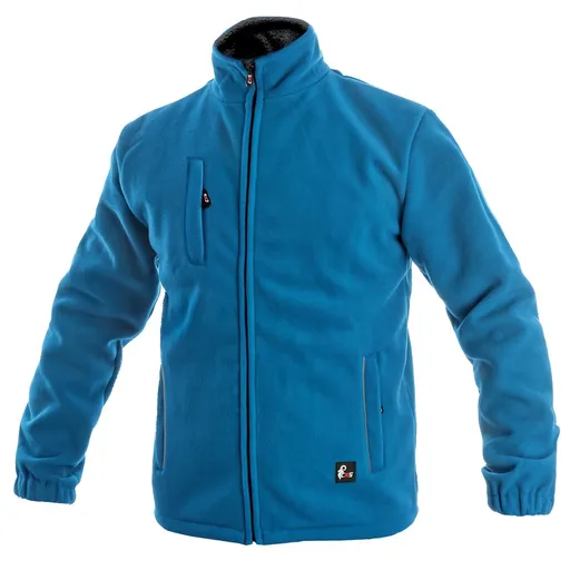 Canis (CXS) Pánska fleecová bunda OTTAWA - Stredne modrá | 3XL
