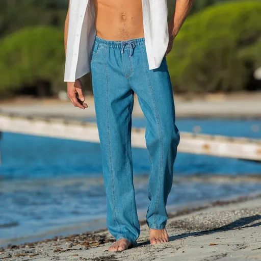 Džínsy z tenkého denimu