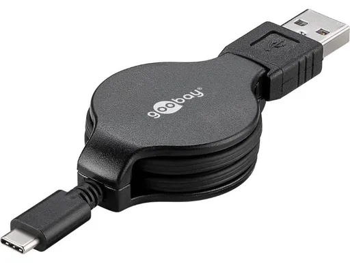 Kábel GOOBAY 45743 USB/USB-C 1m Black