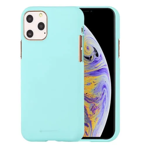MERCURY SOFT FEELING obal Apple iPhone 11 Pro Max mentolový