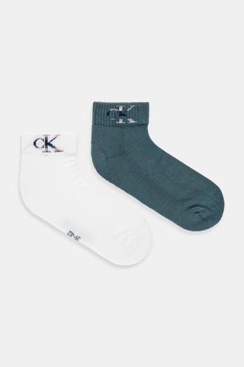 Ponožky Calvin Klein Jeans 2-pak čierna farba, 701228805