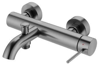 Vaňová batéria SAT Aurum bez sprchového setu 150 mm brúsený gun metal SATBAUR222BGM