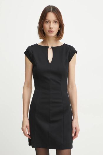 Šaty Guess čierna farba, mini, priliehavé, W5RK02 KCMU2