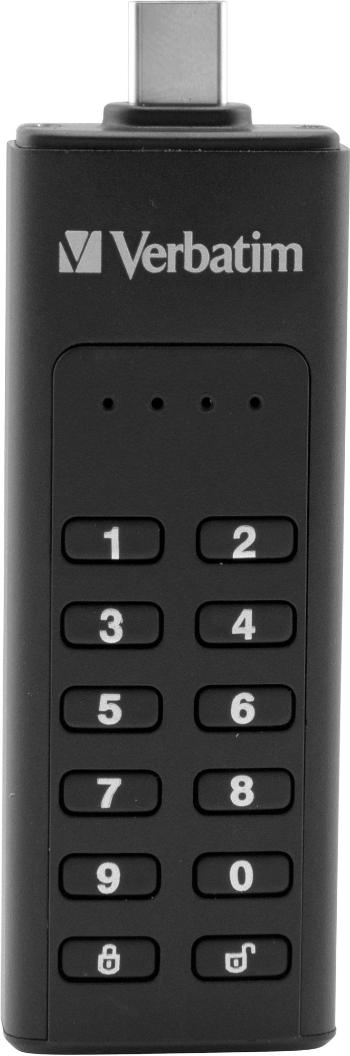 Pendrive VERBATIM Keypad Secure Drive USB-C 64GB USB 3.1