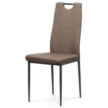 Jedálenská stolička Autronic 42x97 cm hnedá látka DCL-391 BR2