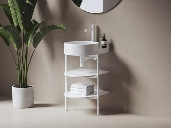 Konštrukcia bez umývadla Ravak Yard 46,8x76,5x49,5 cm biela matná mat D80000E004