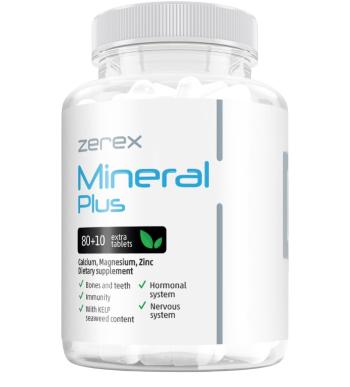 ZEREX Zerex Minerál Plus - vápnik, horčík, zinok pre posilnenie kostí a svalov 90 kapslí