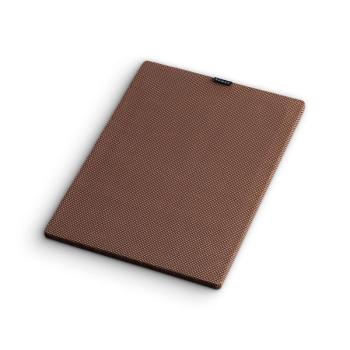 NA RetroSub Cover, hnedý, textilný kryt pre aktívny subwoofer, poťah pre reproduktor, 2 kusy