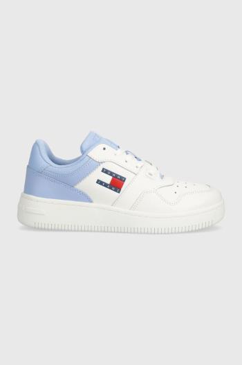 Kožené tenisky Tommy Jeans TJW RETRO BASKET ESS EN0EN02505