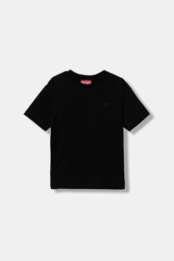 Detské bavlnené tričko Diesel TBOGGYMEGOVALD OVER T-SHIRT biela farba, s potlačou, J02276
