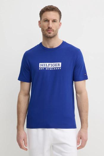 Bavlnené tričko Tommy Hilfiger pánske, s potlačou, MW0MW39149