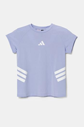 Detské tričko adidas fialová farba, JJ0993
