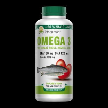 BIO PHARMA Omega 3 1000 mg + EPA + DHA 100+60 kapsúl