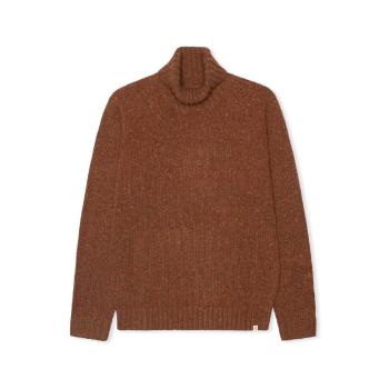 Rvlt Revolution  High-Neck Sweater 6568 - Darkred  Svetre Hnedá