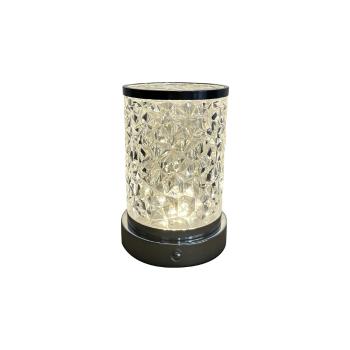 Stolová lampa BRILLO V-14,5 cm bezfarebná 2,5 W LED USB 3000, 4000, 6000K s dotykovou obrazovkou