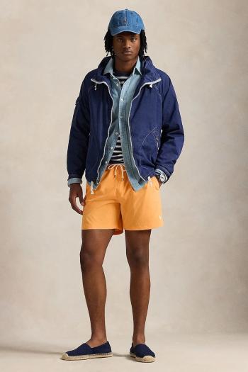 Plavkové šortky Polo Ralph Lauren oranžová farba, 710957782