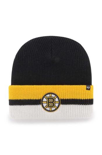 Čiapka 47 brand NHL Boston Bruins čierna farba